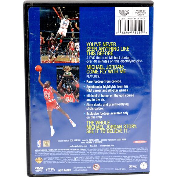 Hardwood Classics Michael Jordan - Come Fly With Me DVD Chicago Bulls - Picture 4 of 8